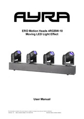 Ayra ERO Motion Heads 4RGBW-10 User Manual