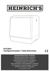 HEINRICH'S HTG 8841 Operating Instructions Manual