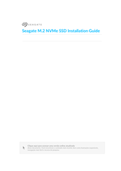 Seagate Game Drive M.2 Installation Manual