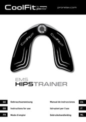 Prorelax CoolFit EMS HIPSTRAINER Manual