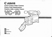 Canon VC 10 Instructions Manual