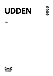 IKEA UDDEN CG3 Manual