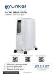 Grunkel RAC-10 PIROS DIGITAL Instruction Manual