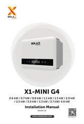 SolaX Power X1-MINI-2.0K-G4 Installation Manual