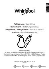 Whirlpool WHFF 6404 W5E User Manual