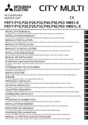 Mitsubishi Electric CITY MULTI PEFY-P25 VMS1-E Installation Manual