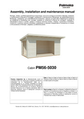 Lemeks Palmako PM56-5030 Assembly, Installation And Maintenance Manual