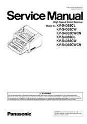 Panasonic KV-S4065CL Service Manual