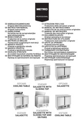 METRO PROFESSIONAL GSD3600 Instruction Manual