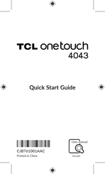 TCL onetouch 4043 Quick Start Manual
