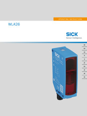 SICK WLA26 Series Operating Instructions Manual