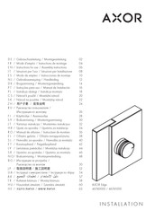 Hans Grohe AXOR Edge 46741000 Instructions For Use/Assembly Instructions