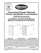 Hatco CDW-3N2 Installation And Operating Manual