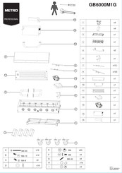 METRO PROFESSIONAL GB6000M1G Manual