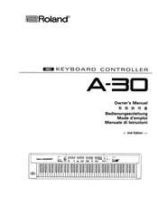 Roland A-30 Owner's Manual