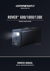 COMPANION 10001609 Owner's Manual
