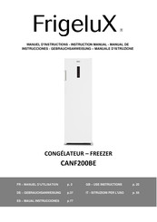 Frigelux CANF200BE Instruction Manual