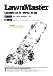 LawnMaster MEC1218E Operator's Manual
