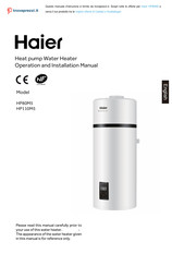 Haier HP110M5 Operation And Installation Manual