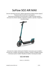 SoFlow SO2 Genuine Operating Instruction
