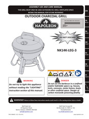 Napoleon NK14K-LEG-3 Assembly, Use And Care Manual