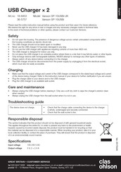Clas Ohlson Vanson SP-10USBi-UK Quick Start Manual