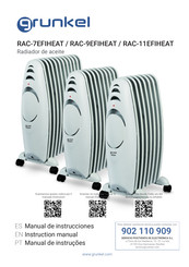 Grunkel RAC-9EFIHEAT Instruction Manual