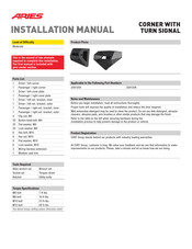 Aries TrailChaser 2082076 Installation Manual