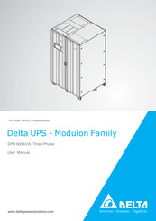 Delta Modulon DPH 600 kVA User Manual