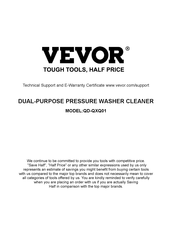 VEVOR QD-QXQ01 Manual