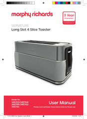 Morphy Richards SIGNATURE 245742 User Manual