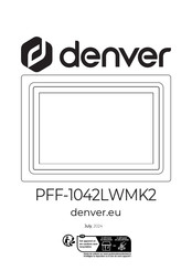 Denver PFF-1042LWMK2 Manual