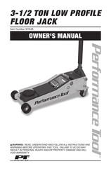 Performance Tool W1645 Owner's Manual