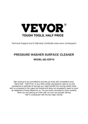 VEVOR QD-XDP10 Manual