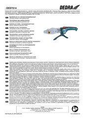 DEDRA DED7514 Instruction Manual