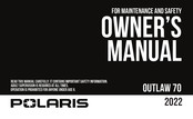 Polaris OUTLAW 70 2022 Owner's Manual
