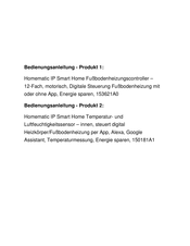 HomeMatic HmIP-FALMOT-C12 Installation Instructions And Operating Manual