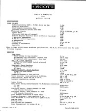Scott 348-B Service Manual