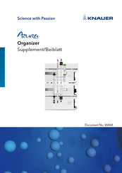 Knauer Azura Organizer Supplement Manual