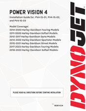 Dynojet PV4-15-03 Installation Manual