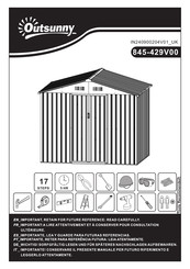 Outsunny 845-429V00 Manual