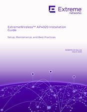 Extreme Networks ExtremeWireless AP4020 Installation Manual