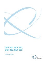 Quincy Compressor QOF 200 Instruction Book