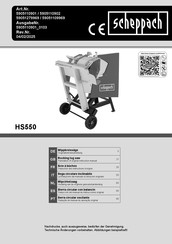 Scheppach 5905110901 Translation Of Original Instruction Manual