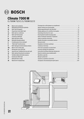 Bosch CL7000M 53/2 E Operating Instructions For Users