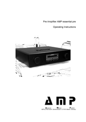 AMP essential pre Operating Instructions Manual