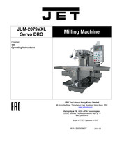 Jet JUM-2079VXL Servo DRO Operating Instructions Manual
