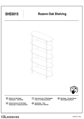 tikamoon Rozenn SHE0015 Assembly, Use, Maintenance Manual