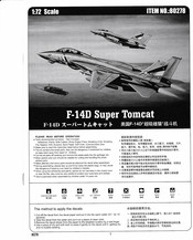 Hobby Boss F-14D Super Tomcat 80278 Instructions Manual