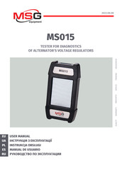 MSG Equipment MS015 User Manual
